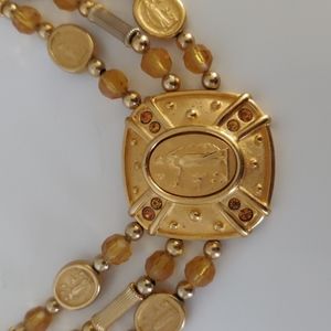 Extremely Rare Napier Grecian Roman Old World Flavor Necklace